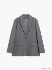Single Breasted Graceful Essential Blazer Blazers