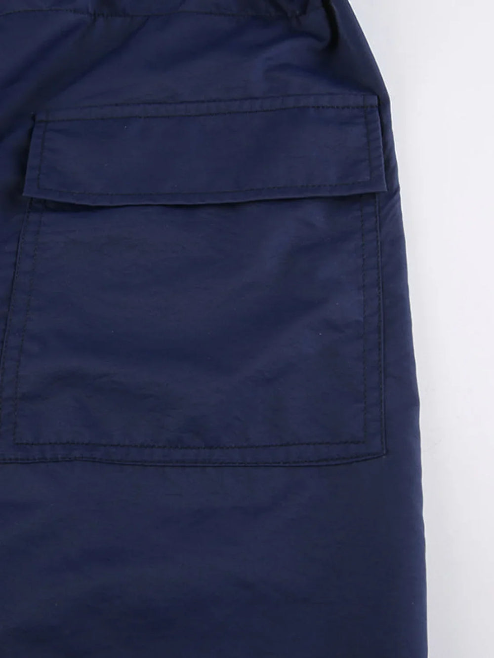 Size Friendly Low Waist Parachute Cargo Pants Cargo Pants