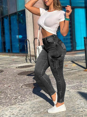 Skinny High Waist Jeans Jeans