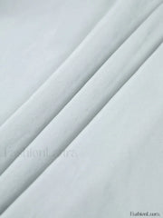 Solid Button Graceful Stand Collar Shirt Shirts