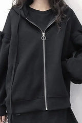 Solid Color Korean Style Hoodie
