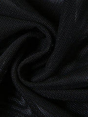 Split Ruffle Mesh Bandeau Maxi Dress Maxi Dresses