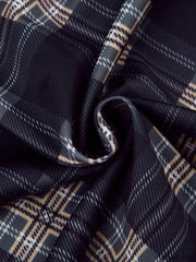 Split Sleeveless Checkered Mini Dress Mini Dresses