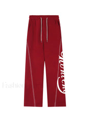 Stitch Design Logo Baggy Sweatpants Sweatpants