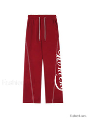 Stitch Design Logo Baggy Sweatpants Sweatpants