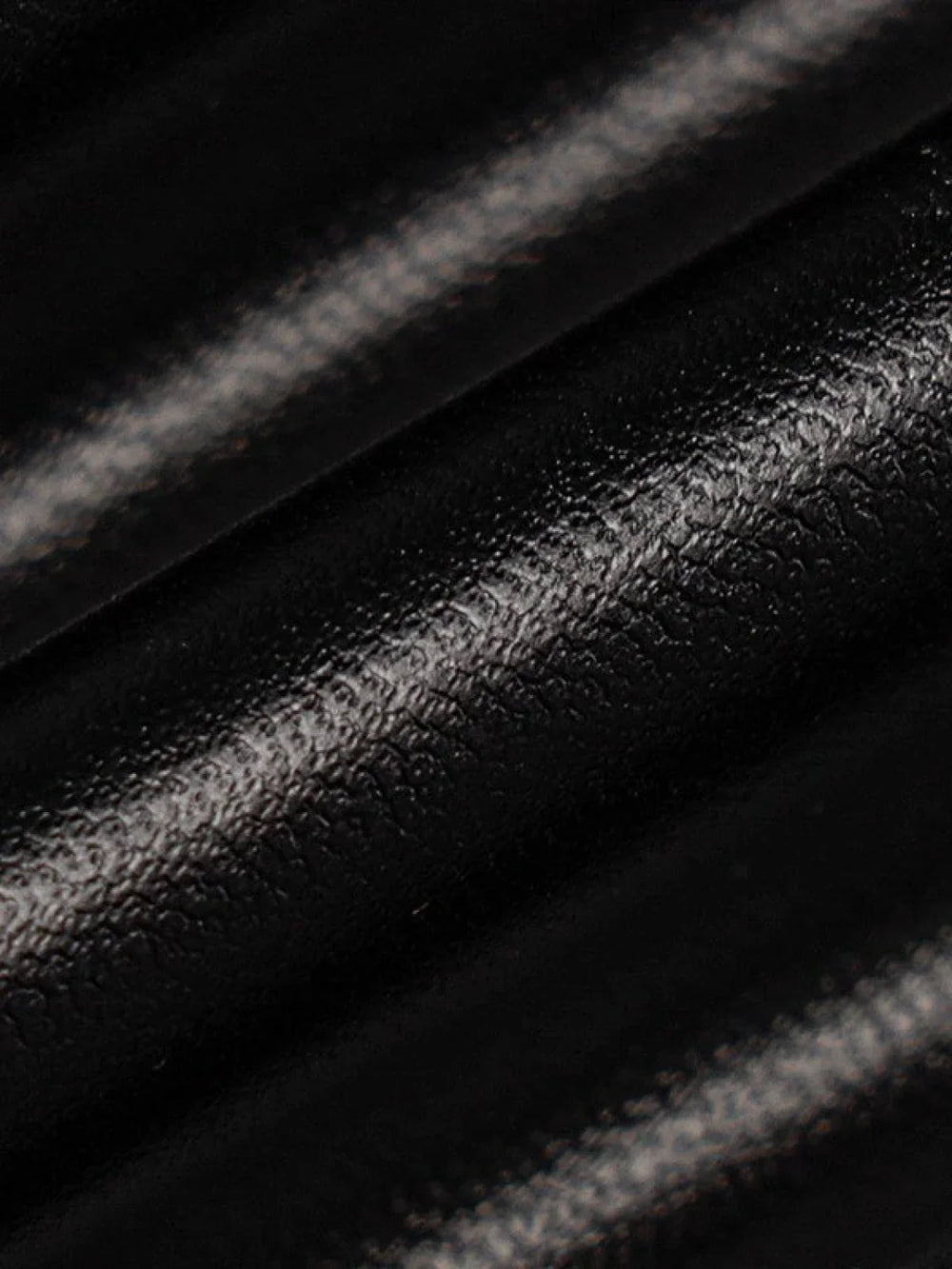 Strapless Black Faux Leather Mini Dress Mini Dresses