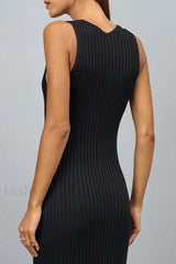 Strapless Knit Bodycon Work Dress