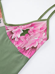 Summer Floral Graceful Long Dress Floral Dresses