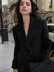 Tweed Charming Wool Coat Wool Coats