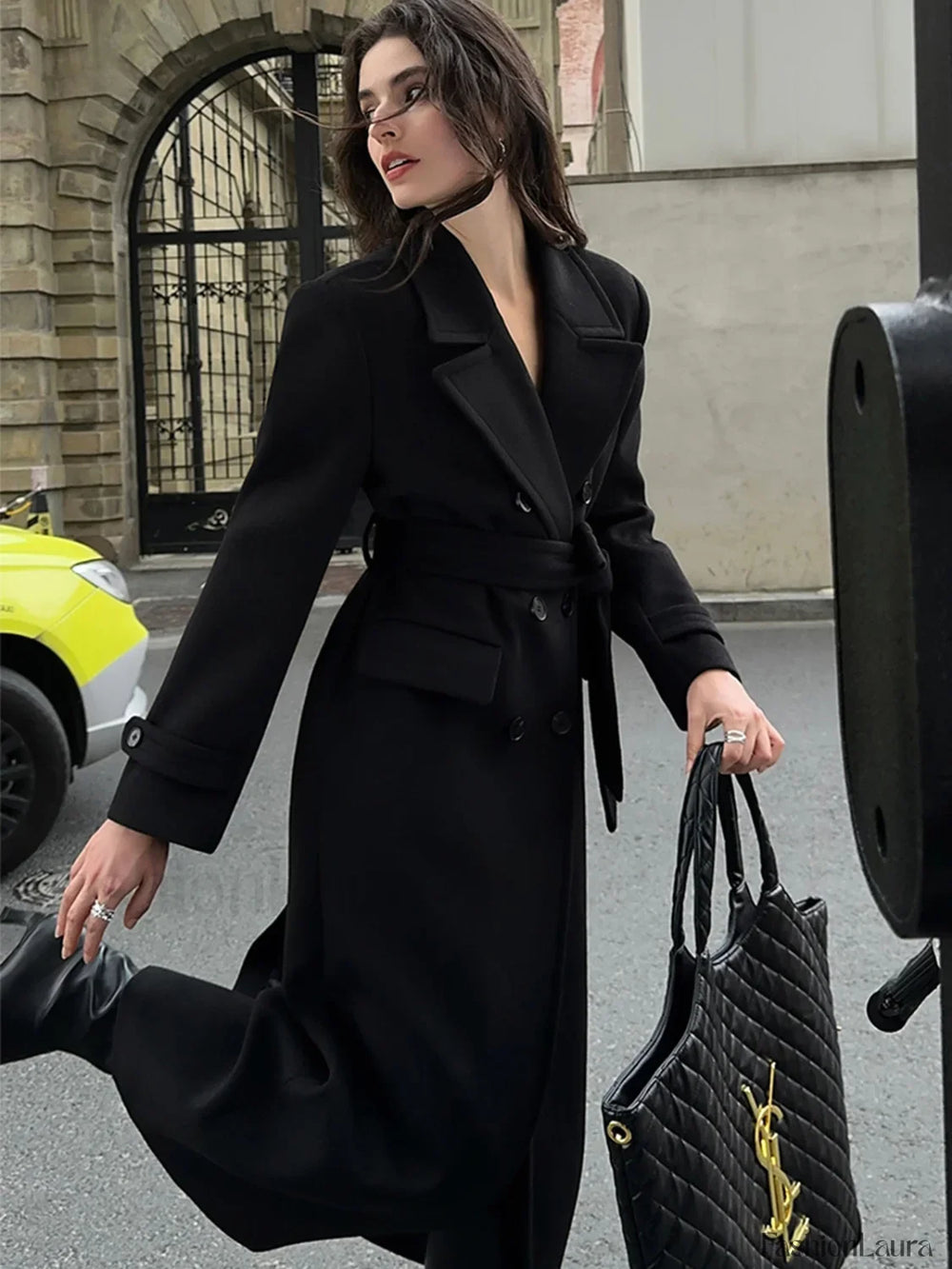 Tweed Charming Wool Coat Wool Coats