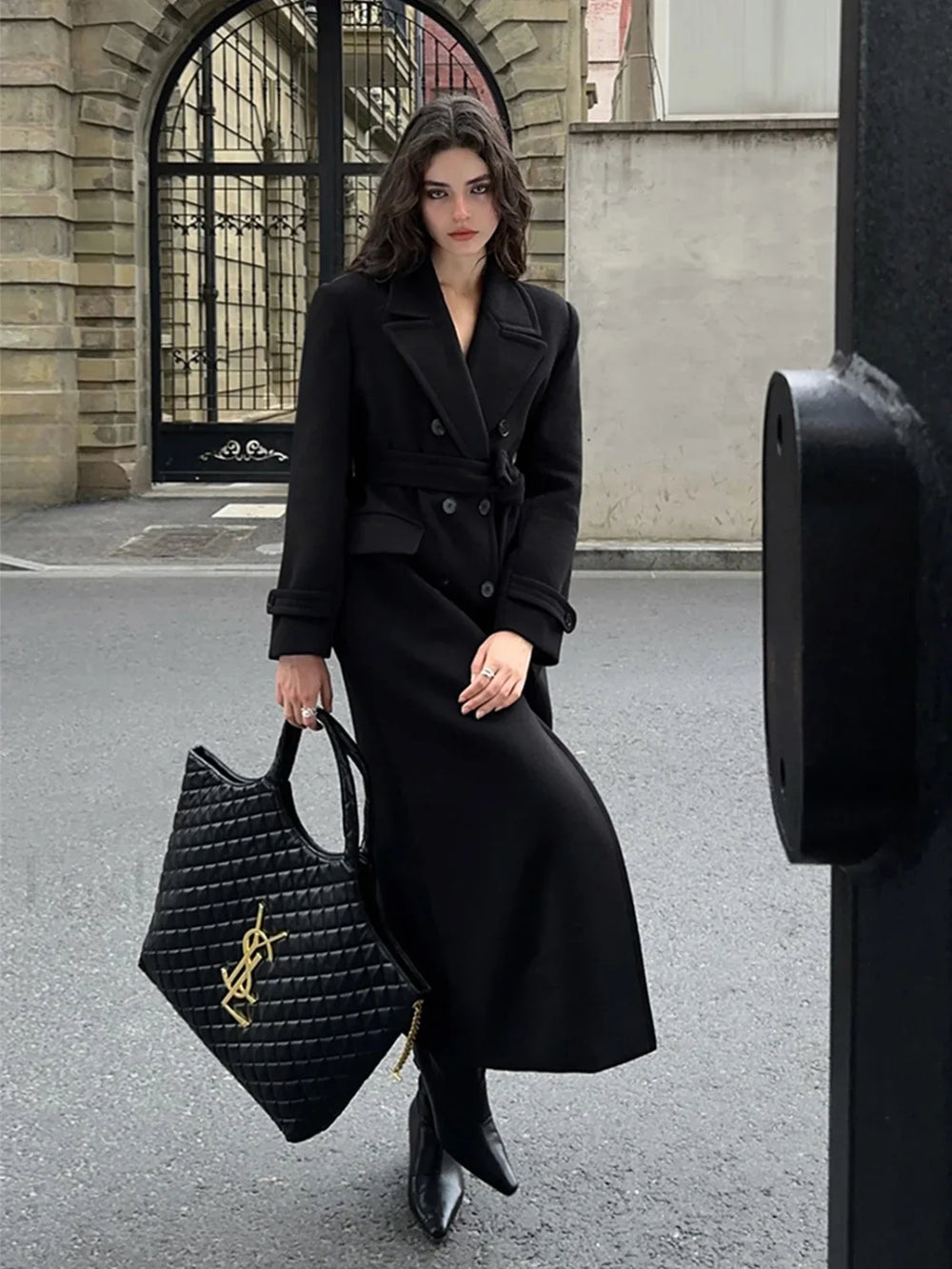 Tweed Charming Wool Coat Wool Coats