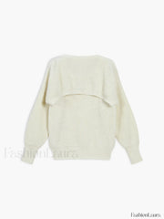 Utility Two Graceful Piece Bolero Sweater Sweaters L