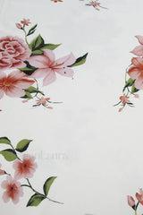 V Neck Lace Up Floral Retro Fishtail Dress Pure Desire Maxi Style