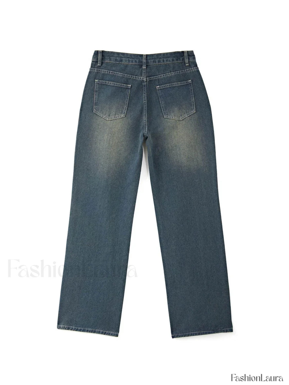 Vintage Blue Wash Boyfriend Jeans Boyfriend Jeans