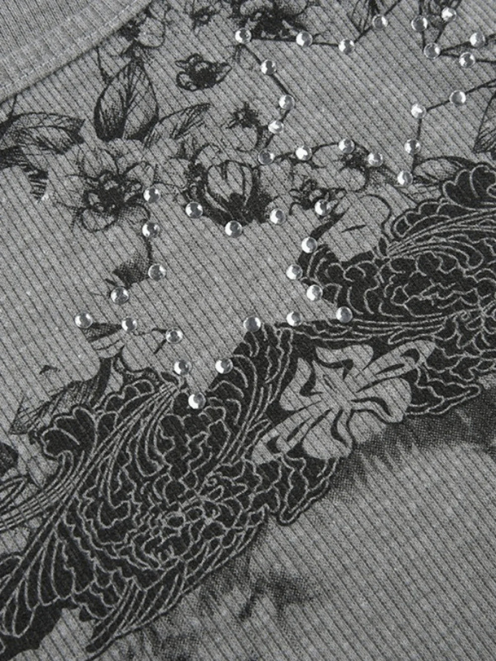 Vintage Floral Star Print Tank Top Tops&Tees