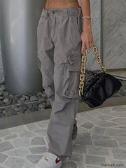 Washed Vintage Baggy Cargo Jeans Cargo Jeans