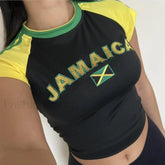 Y2K Gothic Hip Hop Printed T Shirt Black / S