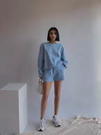 JuliaFashion-High Quality Hoodies Tracksuits 2 Piece Set