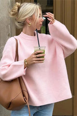 Oversized Long Sleeve Pullover Sweater