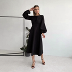 Julia Fashion - Sexy Backless Women's Midi Dress