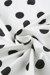 Polka Dot Halter Backless Bodycon Dress