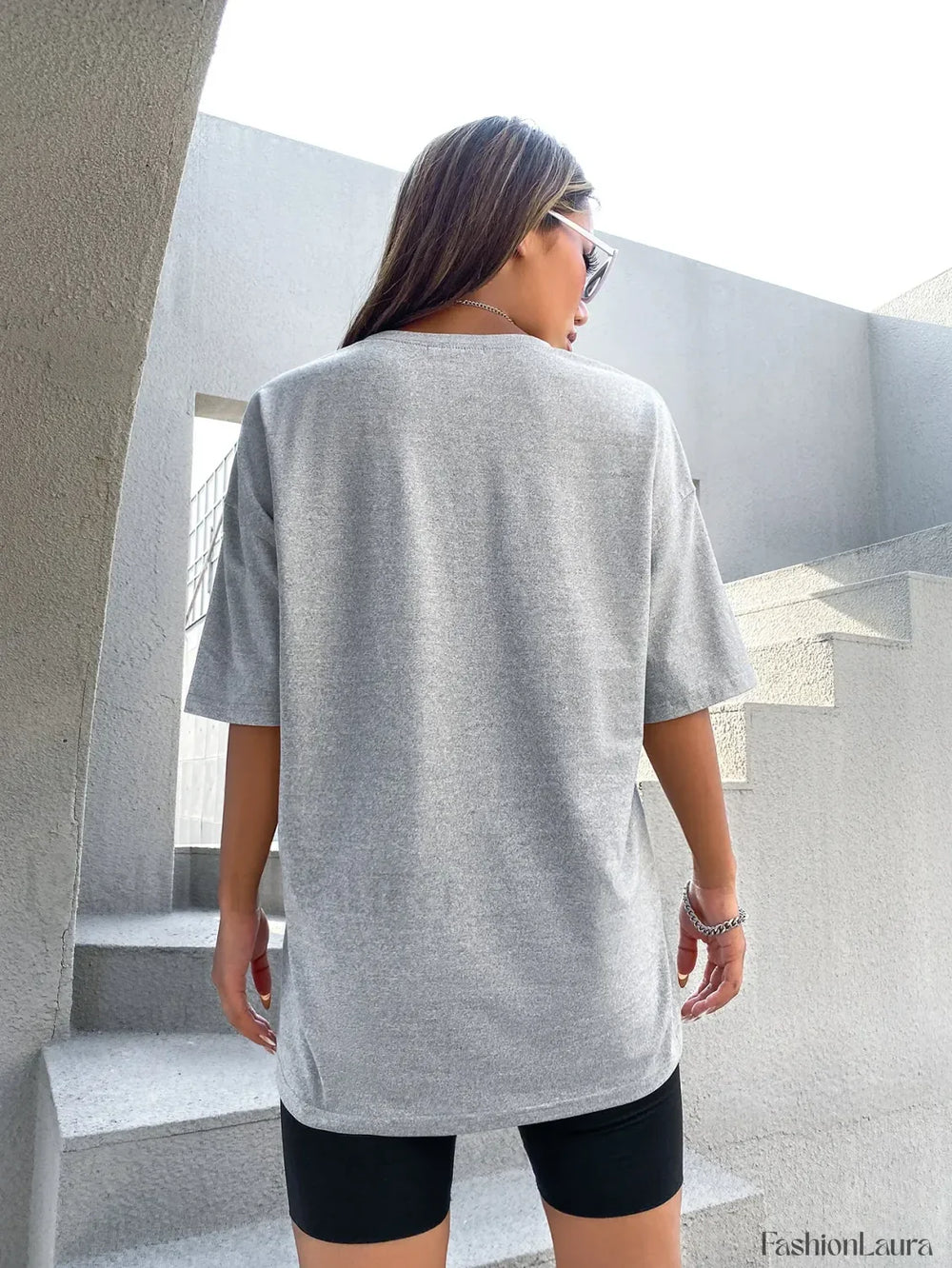 100% Cotton USA New York Letter Print T Shirt