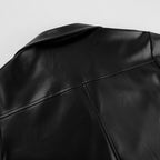 Leather Satire Shirt - Black