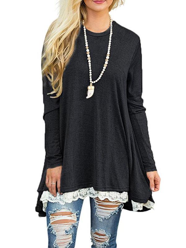 JuliaFashion - Wander Away Lace Mini Dress