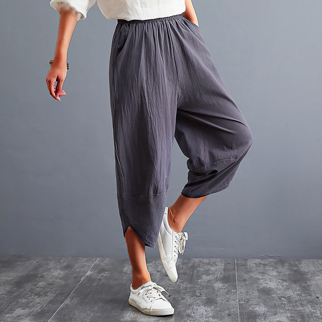 JuliaFashion-Plus Size Streetwear Dance Trousers