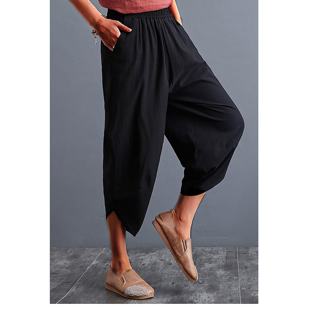 JuliaFashion-Plus Size Streetwear Dance Trousers