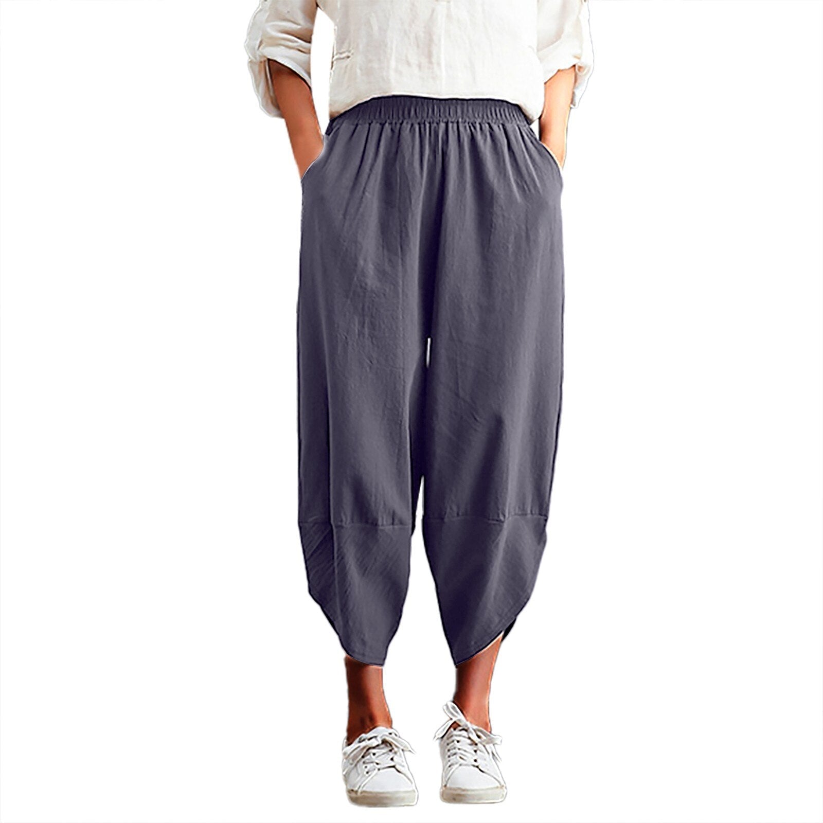JuliaFashion-Plus Size Streetwear Dance Trousers