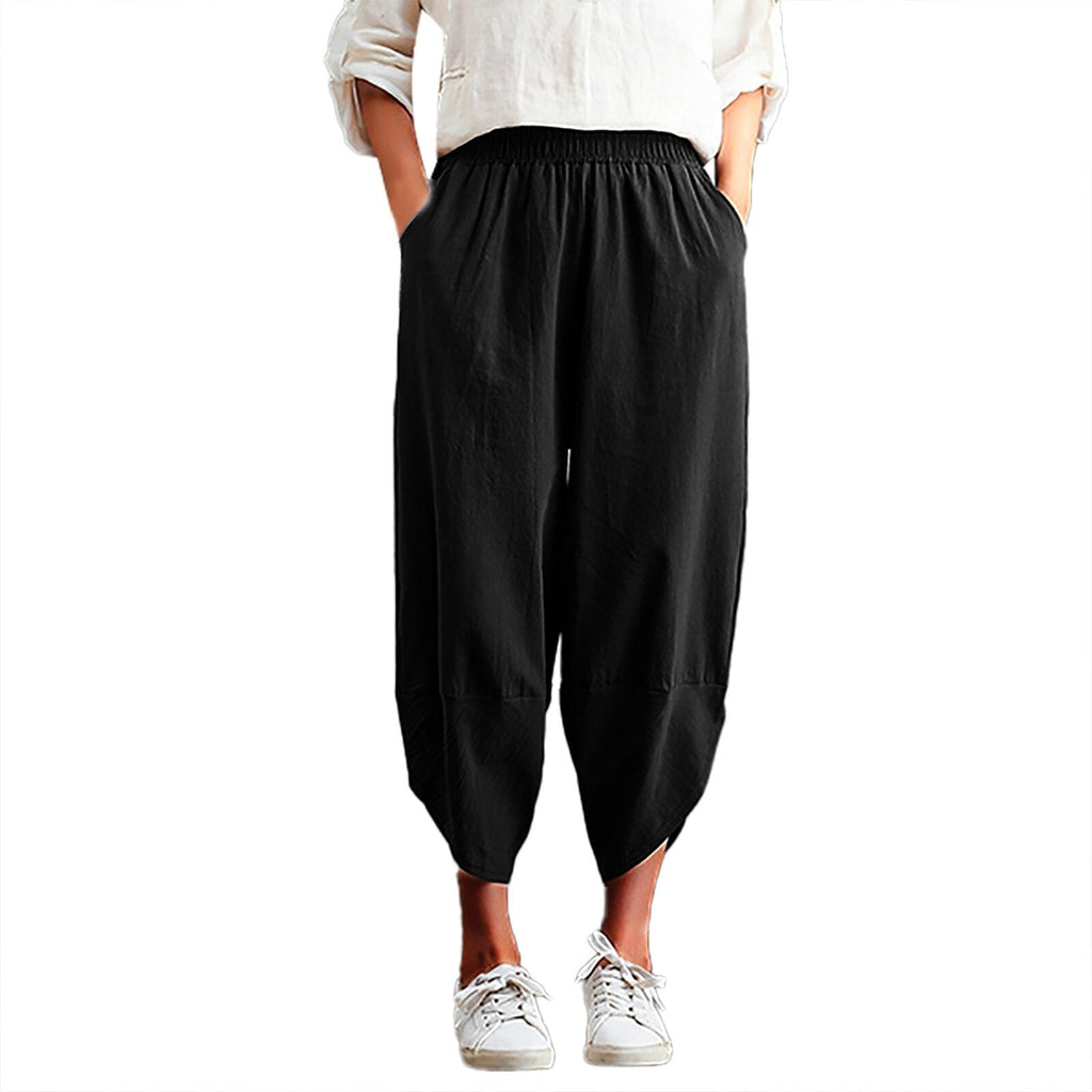 JuliaFashion-Plus Size Streetwear Dance Trousers