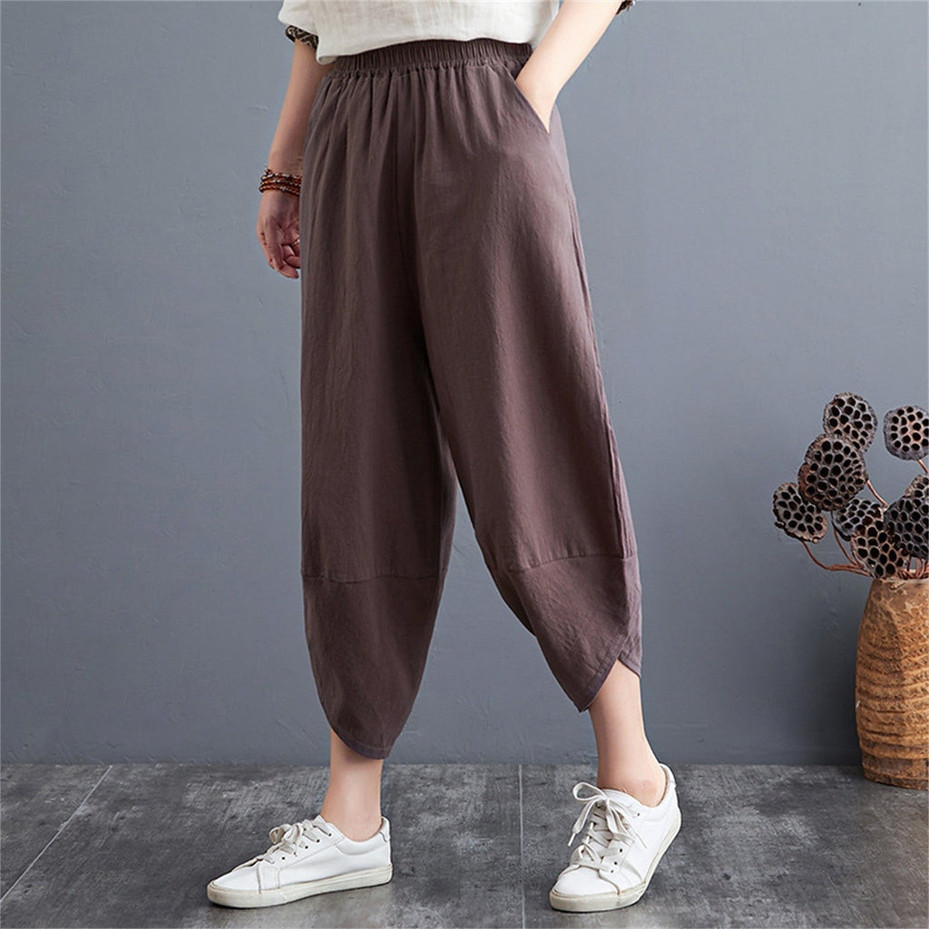 JuliaFashion-Plus Size Streetwear Dance Trousers