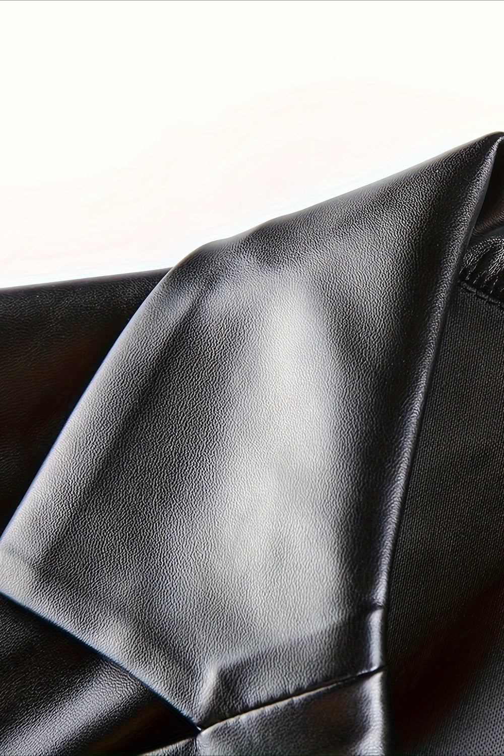 Elegant Loose PU Blazer Coat coats