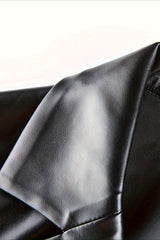 Elegant Loose PU Blazer Coat coats