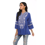 Julia Fashion - Bohemian Sapphire Women Top