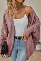 Solid Color Mid Length Cardigan