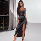 JuliaFashion - 2024Sleeveless Party Club Evening Backless Bodycon Dress