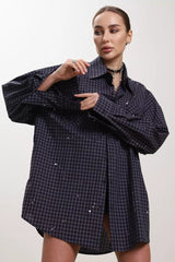 Casual Oversized Short Sleeve Blouse