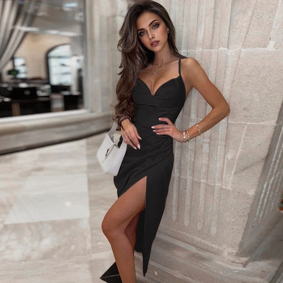 JuliaFashion - 2024Sleeveless Party Club Evening Backless Bodycon Dress