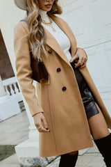 Double Breasted Wool Overcoat
