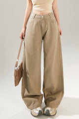 Vintage High Rise Wide Leg Long Jeans