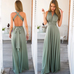 JuliaFashion - 2024 Women Maxi Club Dress Bandage Long Party Multiway Swing Dress