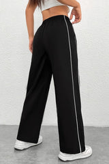 Loose Black Sport Knit Pants