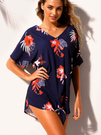 JuliaFashion - Wear Me Daily Floral Print Mini Dress