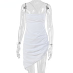 JuliaFashion - 2024 Spaghetti Strap Sexy Solid Bandage Dresses