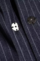 French English Style Scarf Belted Overcoat