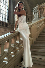 Lace Bustier Bodycon Formal Dress