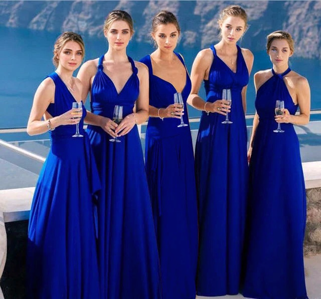 JuliaFashion - 2024 Women Maxi Club Dress Bandage Long Party Multiway Swing Dress