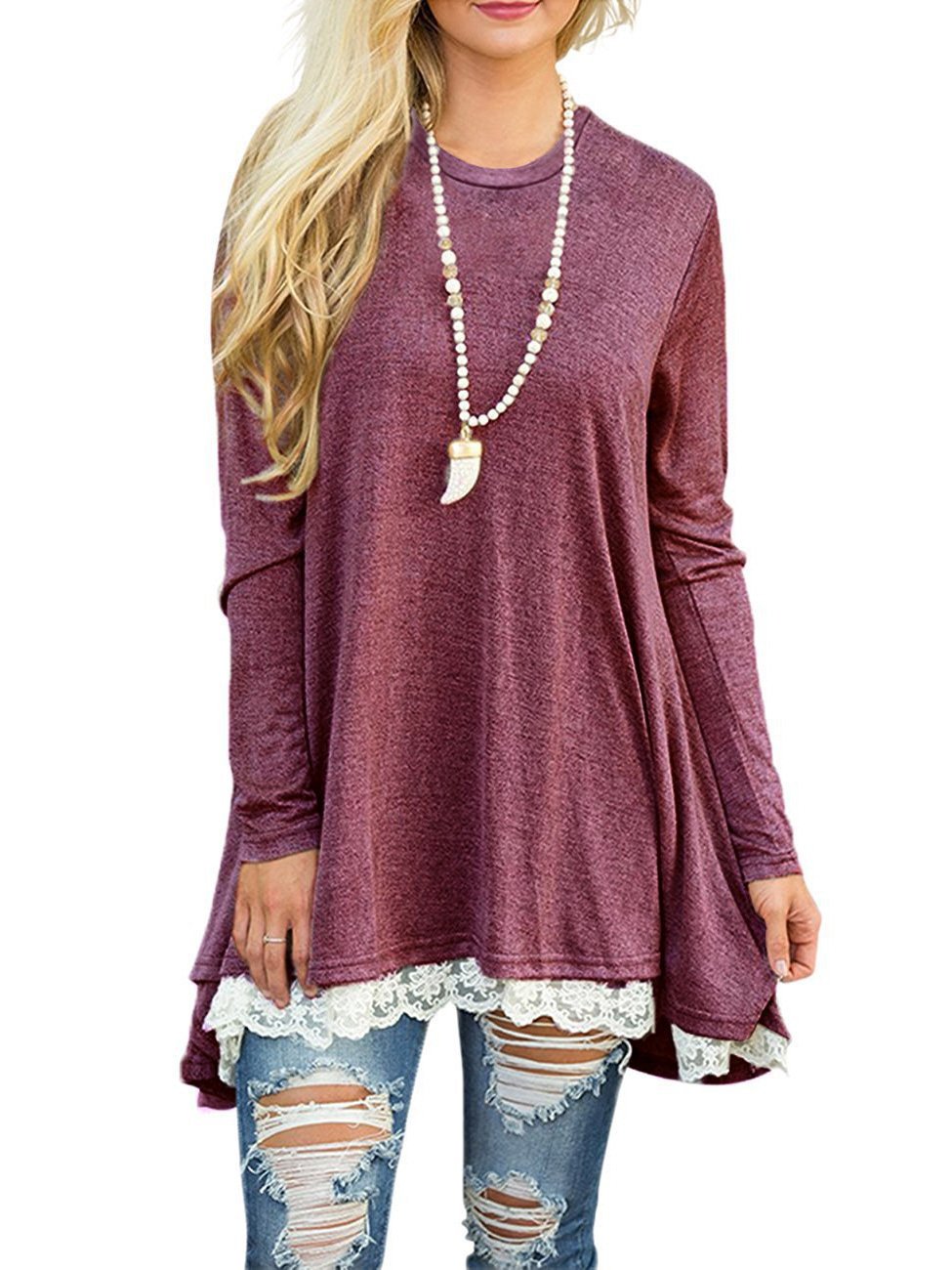 JuliaFashion - Wander Away Lace Mini Dress